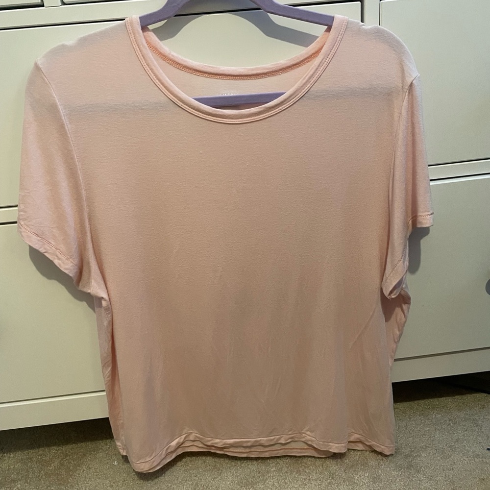 Light Pink American Eagle Oversized Tee | Size L